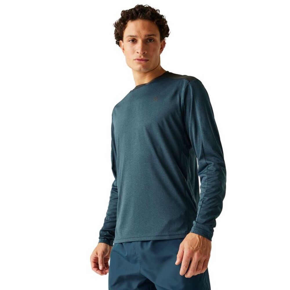 Dare 2B Mens Trackstand Long-Sleeved T-Shirt / Moonlight Denim
